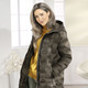 Daunenjacken - Jacke mit geklebten Kammern – Farbe OLIV – Ansicht 2 Daunenjacken - Jacke mit geklebten Kammern, in Größe 036 bis 052, in Farbe OLIV – Farbe OLIV – Ansicht 2