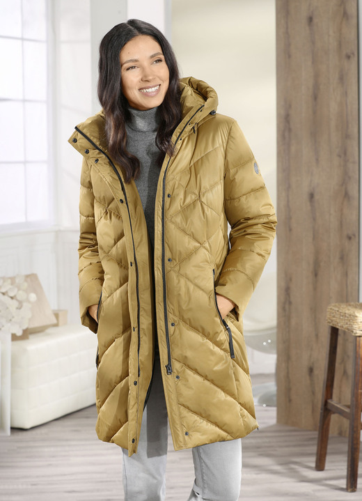Damenmode - Funktions-Kurzmantel mit abnehmbarer Kapuze Ansicht 4 Damenmode - Funktions-Kurzmantel mit abnehmbarer Kapuze, in Größe 036 bis 054, in Farbe MESSING Ansicht 4