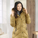Damenmode - Funktions-Kurzmantel mit abnehmbarer Kapuze – Farbe MESSING – Ansicht 1 Damenmode - Funktions-Kurzmantel mit abnehmbarer Kapuze, in Größe 036 bis 054, in Farbe MESSING – Farbe MESSING – Ansicht 1