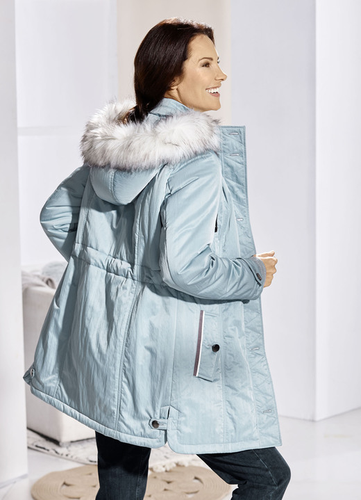 Winterjacken - Jacke mit 2-Wege-Reißverschluss Ansicht 2 Winterjacken - Jacke mit 2-Wege-Reißverschluss, in Größe 036 bis 052, in Farbe BLEU Ansicht 2