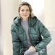Damenmode - Funktionsjacke aus recycelten Fasern – Farbe DUNKELGRÜN – Ansicht 3 Damenmode - Funktionsjacke aus recycelten Fasern, in Größe 034 bis 052, in Farbe DUNKELGRÜN – Farbe DUNKELGRÜN – Ansicht 3