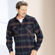 Langarm - Kariertes Overshirt von 