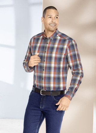 "King's Road"-Hemd mit Button-Down-Kragen