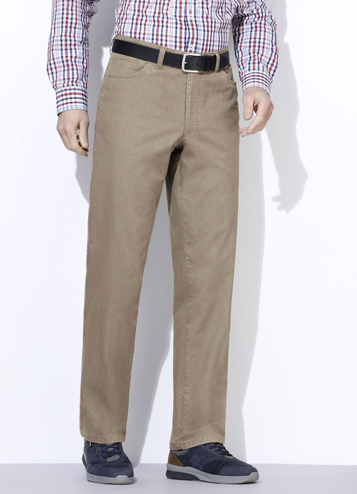 Hosen - Kombifreundliche Hose in 4 Farben, in Größe 024 bis 064, in Farbe MITTELGRAU Ansicht 4