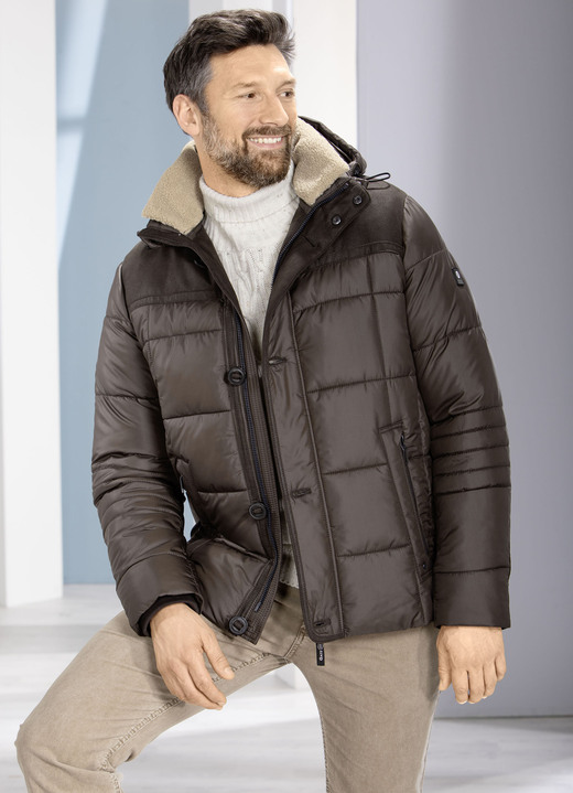 Kurzjacken & Blousons - Kurzjacke von „Gate One“ Ansicht 2 Kurzjacken & Blousons - Kurzjacke von „Gate One“, in Größe 048 bis 060, in Farbe DUNKELBRAUN Ansicht 2