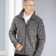 Kurzjacken & Blousons - Strickfleece-Kurzjacke von „G.I.G.A. DX by Killtec“, in Größe 3XL (56) bis XXL (54), in Farbe GRAU-ANTHRAZIT MELIERT – Farbe GRAU-ANTHRAZIT MELIERT – Ansicht 2