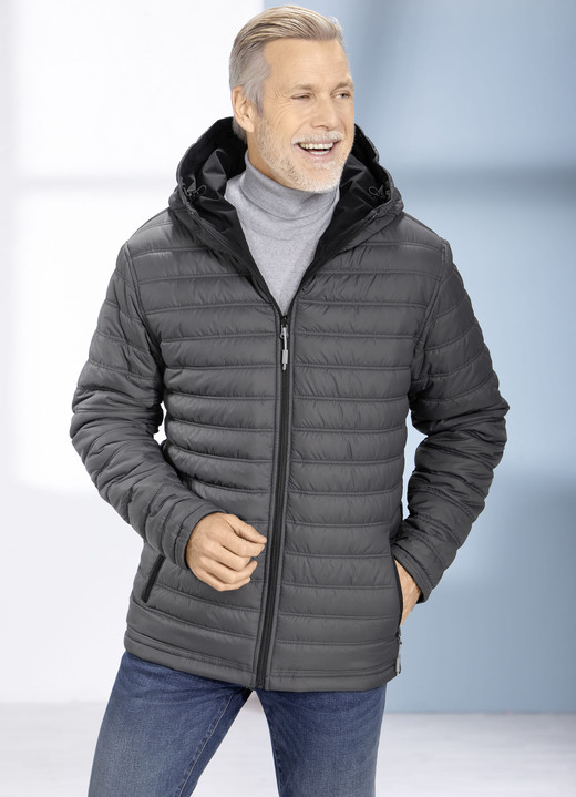 Funktionsjacken - Funktions-Wendejacke von „LPO“ Ansicht 4 Funktionsjacken - Funktions-Wendejacke von „LPO“, in Größe 048 bis 058, in Farbe SCHWARZ-DUNKELGRAU Ansicht 4