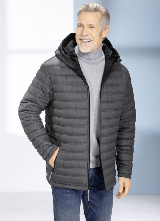 Funktionsjacken - Funktions-Wendejacke von „LPO“ Ansicht 3 Funktionsjacken - Funktions-Wendejacke von „LPO“, in Größe 048 bis 058, in Farbe SCHWARZ-DUNKELGRAU Ansicht 3