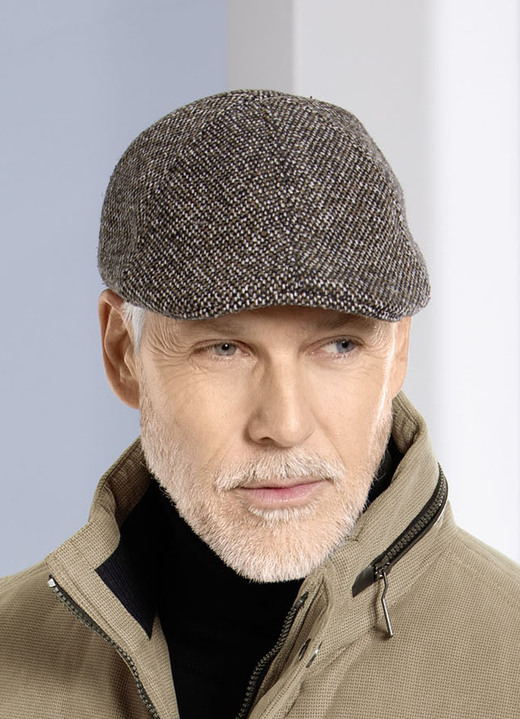 Mützen & Hüte - Klassische Herren-Schiebermütze , in Farbe BRAUN Ansicht 2