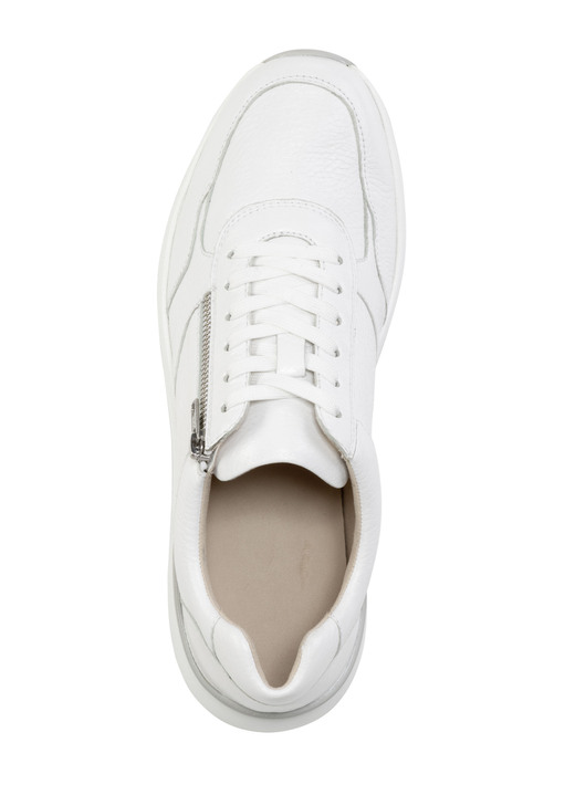 Slipper & Schnürschuhe - GINO GALANTE, klassische Herren-Sneaker, mit Reißverschluss, in Größe 040 bis 046, in Farbe WEISS Ansicht 2