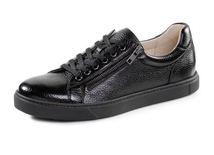 Sneaker aus bestem, genarbtem Hirsch-Nappaleder