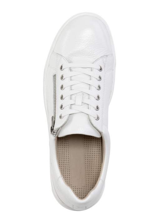 Slipper & Schnürschuhe - GINO GALANTE, klassische Herren-Sneaker, mit herausnehmbarem Fußbett, in Größe 040 bis 046, in Farbe WEISS Ansicht 2