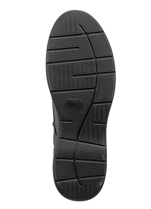 Slipper & Schnürschuhe - GINO GALANTE, klassische Herren-Slipper, aus Hirschleder, in Größe 040 bis 045, in Farbe SCHWARZ Ansicht 3