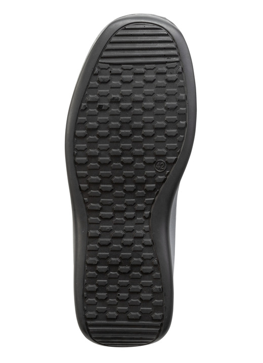 Slipper & Schnürschuhe - GINO GALANTE, klassische Herren-Slipper, mit herausnehmbarem Fußbett, in Größe 040 bis 046, in Farbe SCHWARZ Ansicht 3