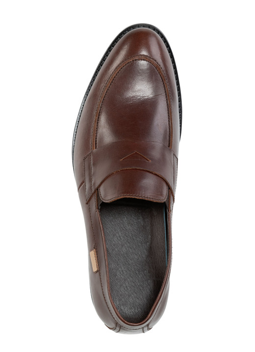 Slipper & Schnürschuhe - GINO GALANTE, elegante Herren-Slipper, mit herausnehmbarem Fußbett Ansicht 2 Slipper & Schnürschuhe - GINO GALANTE, elegante Herren-Slipper, mit herausnehmbarem Fußbett, in Größe 040 bis 046, in Farbe BRAUN Ansicht 2