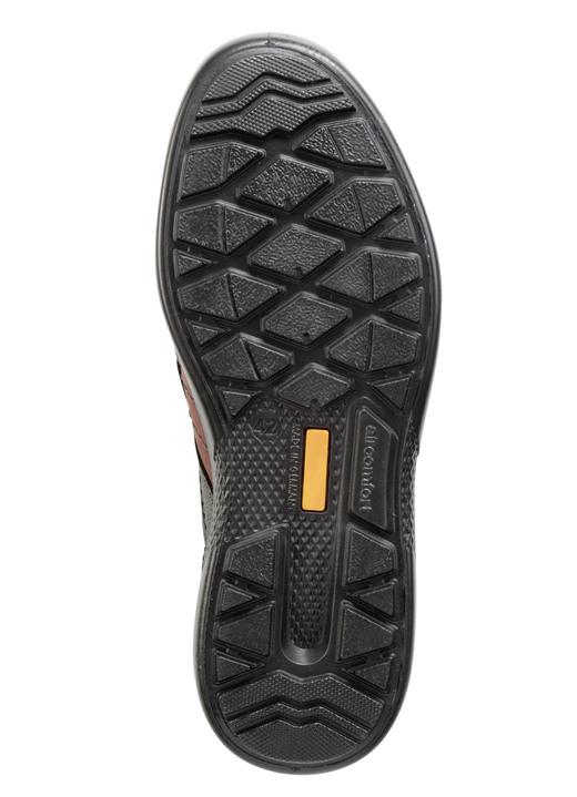 Slipper & Schnürschuhe - Slipper mit Klimamembrane ausgestattet, in Größe 040 bis 046, in Farbe SCHWARZ-BORDEAUX Ansicht 3