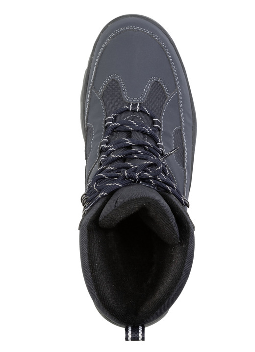 Stiefeletten - Schnür-Boot mit Klimamembrane, in Größe 040 bis 047, in Farbe DUNKELBLAU Ansicht 2