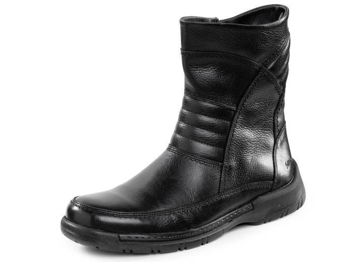 Stiefeletten - GINO GALANTE, gefütterte Herren-Stiefel, Winterschuhe, mit Lammfell, in Größe 040 bis 046, in Farbe MARONE Ansicht 4