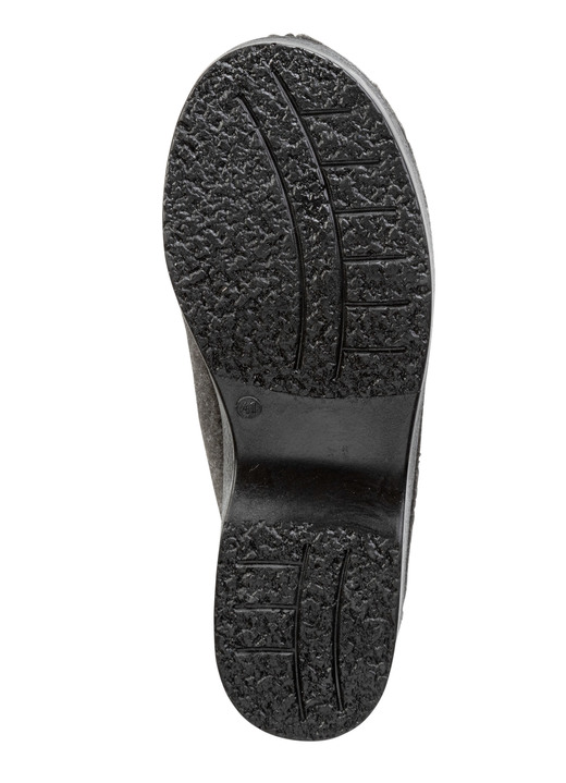 Hausschuhe - Haus-Stiefel mit praktischem Reißverschluss, in Größe 041 bis 046, in Farbe SCHWARZ Ansicht 3