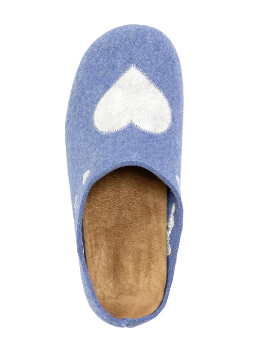 Hausschuhe - Laurina, klassische Damen-Hausschuhe, mit herausnehmbarem Fußbett, in Größe 035 bis 041, in Farbe ROT Ansicht 5