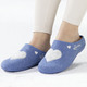 Hausschuhe - Laurina, klassische Damen-Hausschuhe, mit herausnehmbarem Fußbett, in Größe 035 bis 041, in Farbe ROT – Farbe KORNBLAU – Ansicht 4