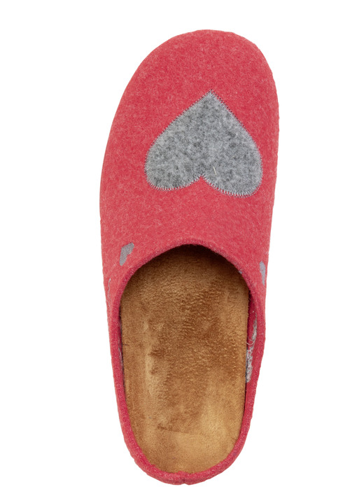 Hausschuhe - Laurina, klassische Damen-Hausschuhe, mit herausnehmbarem Fußbett, in Größe 035 bis 041, in Farbe KORNBLAU Ansicht 6