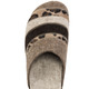 Hausschuhe - Laurina Pantoffel aus Filz und bedrucktem Kunstfell, in Größe 036 bis 042, in Farbe BEIGE – Farbe BEIGE – Ansicht 2
