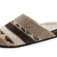 Hausschuhe - Laurina Pantoffel aus Filz und bedrucktem Kunstfell, in Größe 036 bis 042, in Farbe BEIGE – Farbe BEIGE – Ansicht 1