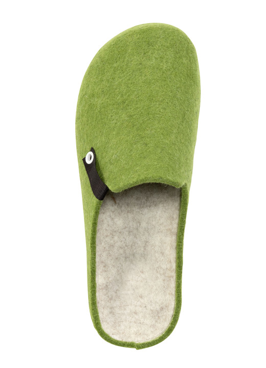 Hausschuhe - Laurina, trendige Damen-Hausschuhe, Weite G, mit anatomisch geformtem Fußbett, in Größe 036 bis 042, in Farbe HIMMELBLAU Ansicht 9