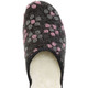 Hausschuhe - Pantoffel mit Blüten-Dessin – Farbe ANTHRAZIT-ROSA – Ansicht 2 Hausschuhe - Pantoffel mit Blüten-Dessin, in Größe 036 bis 042, in Farbe ANTHRAZIT-ROSA – Farbe ANTHRAZIT-ROSA – Ansicht 2