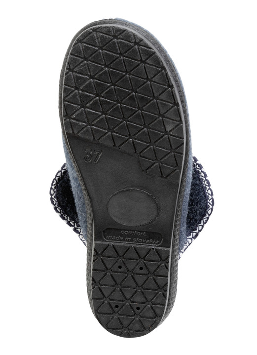 Hausschuhe - Warme Damen-Hausschuhe, Weite H, mit Wolle Ansicht 6 Hausschuhe - Warme Damen-Hausschuhe, Weite H, mit Wolle, in Größe 036 bis 042, in Farbe BORDEAUX Ansicht 6