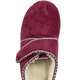 Hausschuhe - Warme Damen-Hausschuhe, Weite H, mit Klettverschluss, in Größe 036 bis 042, in Farbe SCHWARZ – Farbe BORDEAUX – Ansicht 2