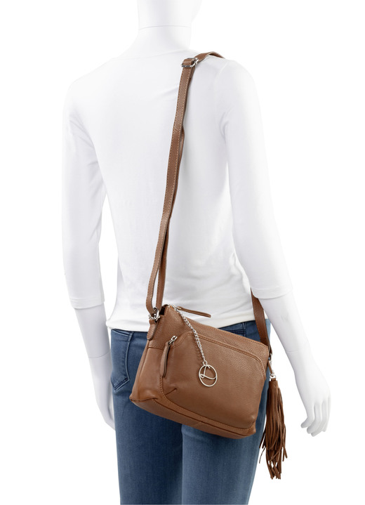 Taschen - Laurina, Tasche, Damen, mit verstellbarem Umhängeriemen, in Farbe SCHWARZ Ansicht 6