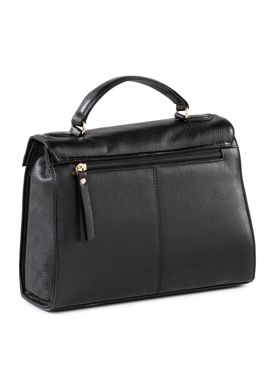 - Laurina Tasche aus Vollrind-Nappaleder, in Farbe SCHWARZ Ansicht 2