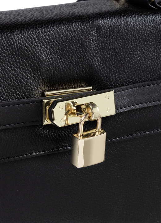 - Laurina Tasche aus Vollrind-Nappaleder, in Farbe SCHWARZ Ansicht 4