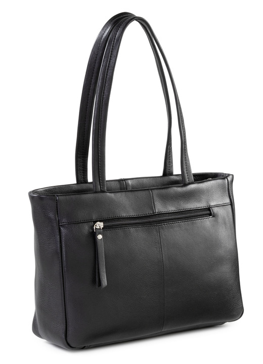 Taschen - Laurina, Tasche, Damen, aus Leder, in Farbe KIESEL Ansicht 5