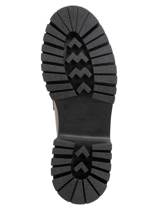 Slipper & Schnürschuhe - ELENA EDEN Loafer mit Metallschmuck, in Größe 036 bis 041, in Farbe TAUPE Ansicht 3