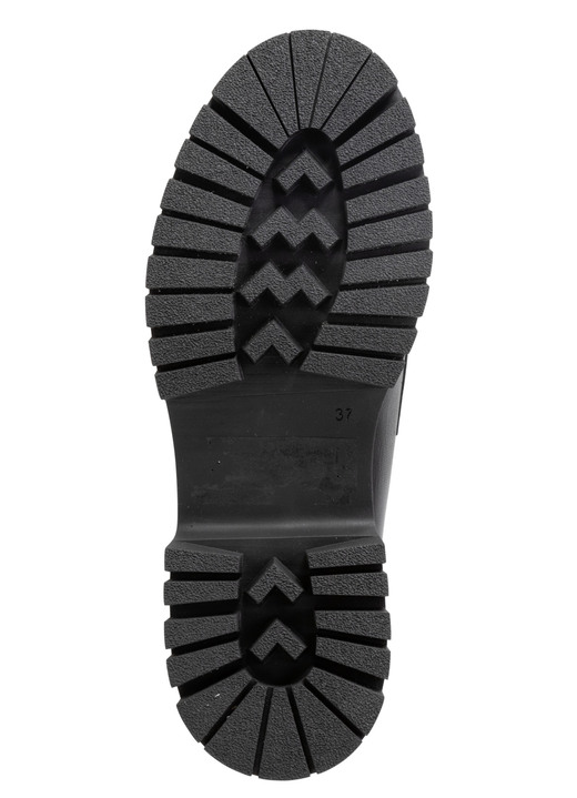 Slipper & Schnürschuhe - ELENA EDEN Loafer mit Metallschmuck, in Größe 036 bis 041, in Farbe TAUPE Ansicht 6