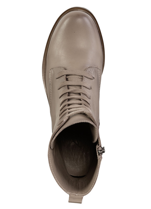 Stiefel & Stiefeletten - Andrea Conti Schnür-Stiefelette aus Rind-Nappaleder, in Größe 035 bis 041, in Farbe TAUPE Ansicht 2