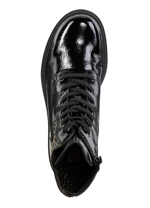 Stiefel & Stiefeletten - Rieker, stylische Damen-Stiefeletten, Winterschuhe, mit Reißverschluss, in Größe 036 bis 042, in Farbe SCHWARZ-GOLD Ansicht 2