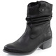 Stiefel & Stiefeletten - Rieker Western-Stiefelette aus weichem Synthetikmaterial mit Raffung, in Größe 036 bis 042, in Farbe SCHWARZ – Farbe SCHWARZ – Ansicht 1