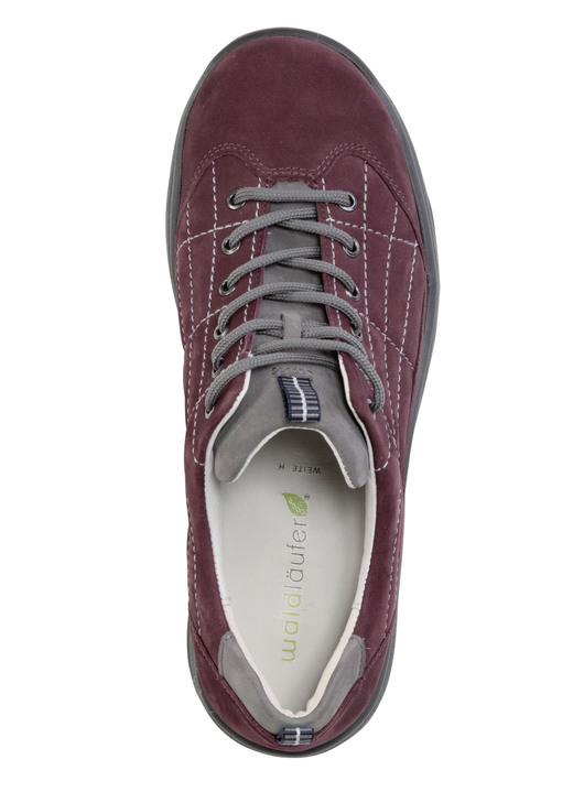 Slipper & Schnürschuhe - Waldläufer Schnürschuh aus Rind-Nubukleder, in Größe 3 1/2 bis 8, in Farbe BORDEAUX Ansicht 2