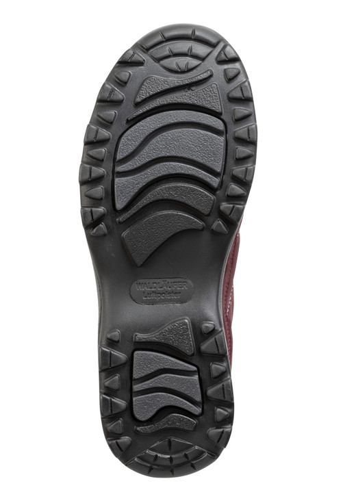 Slipper & Schnürschuhe - Waldläufer Schnürschuh aus Rind-Nubukleder, in Größe 3 1/2 bis 8, in Farbe BORDEAUX Ansicht 3