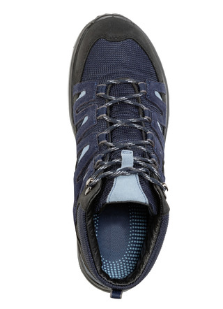 Schuhe - Wetterfester Schnür-Bootie mit Klimamembrane ausgestattet, in Größe 036 bis 042, in Farbe BLAU-SCHWARZ – Farbe BLAU-SCHWARZ – Ansicht 