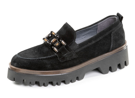 Waldläufer Loafer aus Veloursleder