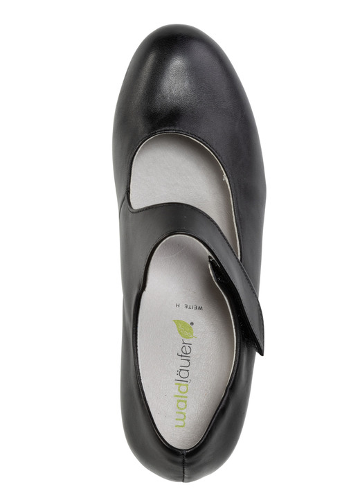 Pumps & Ballerina - Waldläufer, elegante Damen-Pumps, Weite H, mit herausnehmbarem Fußbett, in Größe 075 bis 8, in Farbe SCHWARZ Ansicht 2