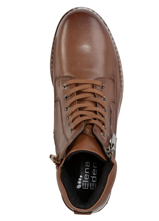 Stiefel & Stiefeletten - ELENA EDEN Schnür-Bootie mit gepolstertem Schaftrand Ansicht 5 Stiefel & Stiefeletten - ELENA EDEN Schnür-Bootie mit gepolstertem Schaftrand, in Größe 036 bis 042, in Farbe SCHWARZ Ansicht 5