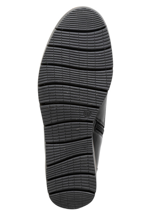 Stiefel & Stiefeletten - ELENA EDEN Schnür-Bootie mit gepolstertem Schaftrand Ansicht 3 Stiefel & Stiefeletten - ELENA EDEN Schnür-Bootie mit gepolstertem Schaftrand, in Größe 036 bis 042, in Farbe SCHWARZ Ansicht 3