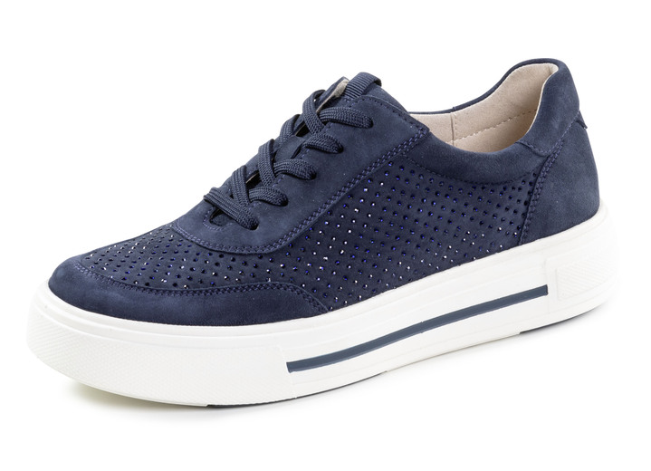 Elena Eden - ELENA EDEN Sneaker aus feinem Veloursleder, in Größe 3 1/2 bis 8, in Farbe MARINE Ansicht 1