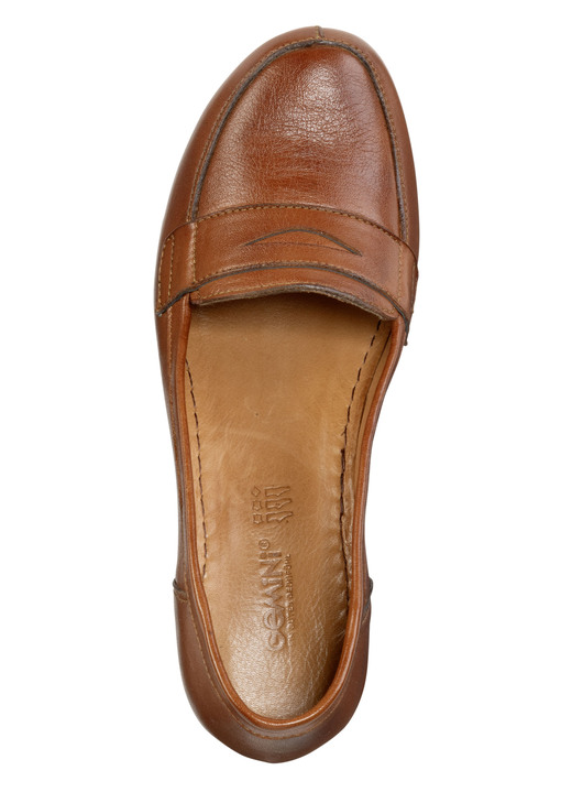 Pumps & Ballerina - Gemini Pumps aus teilweise schattiertem Rind-Nappaleder, in Größe 036 bis 042, in Farbe COGNAC Ansicht 2